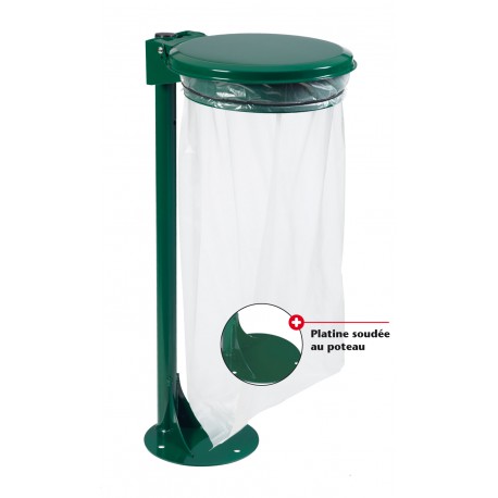 SUPPORT SAC ECOLLECTO AVEC COUVERCLE - 110L